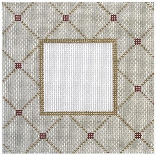 Square Silver Frame Painted Canvas Pepperberry Designs - 1