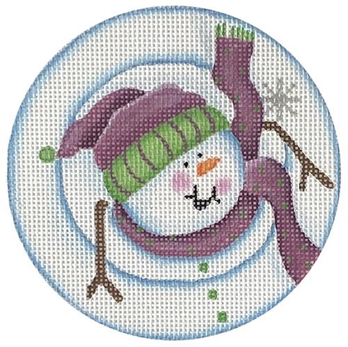 Stacked Snowman Samantha Painted Canvas Pepperberry Designs - 1