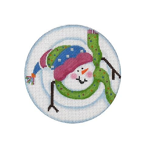 Stacked Snowman Sarah Painted Canvas Pepperberry Designs - 1