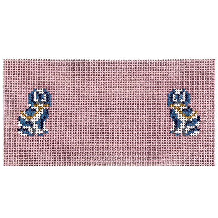 Staffordshire Dog Insert Painted Canvas The Gingham Stitchery - 1