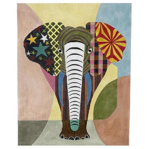 Stafshire Elephant Painted Canvas Love You More - 1