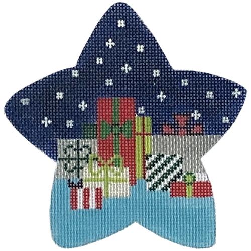 Star with Gifts Painted Canvas The Meredith Collection - 1
