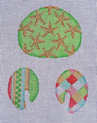 Starfish / Lime Crab Painted Canvas Associated Talents - 1