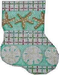 Starfish / Sand Dollar Mini Sock Painted Canvas Associated Talents