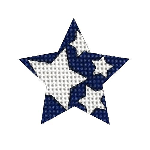 Stars Star Painted Canvas Pepperberry Designs - 1