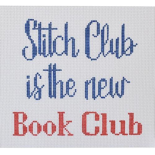 Stitch Club is the New Book Club Painted Canvas A Poore Girl Paints - 1