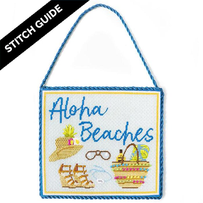 Stitch Guide Aloha Beaches Stitch Guides/Charts Needlepoint.Com