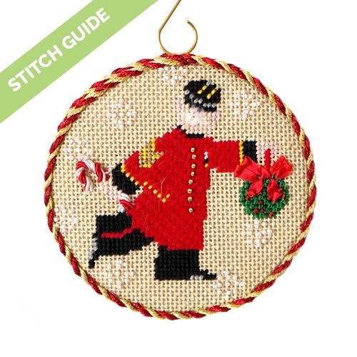 Stitch Guide Chelsea Pensioner The Colonel Stitch Guides/Charts Needlepoint.Com