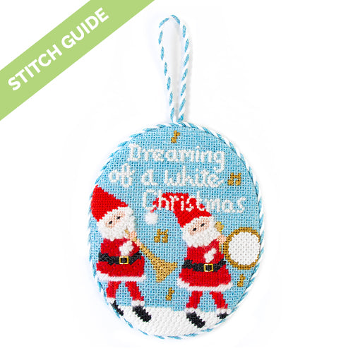 Stitch Guide Dreaming of a White Christmas Stitch Guides/Charts Needlepoint.Com