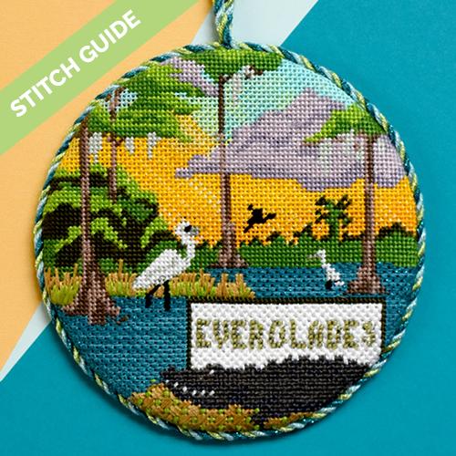 Stitch Guide   Explore America   Everglades Stitch Guides/Charts Needlepoint.Com