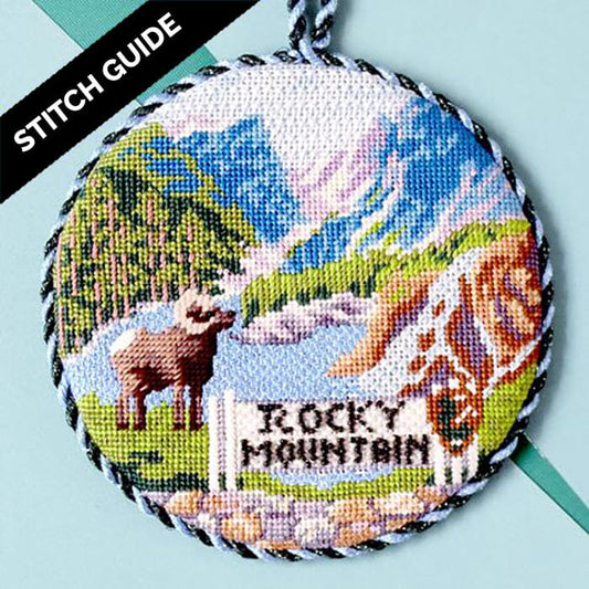 Stitch Guide - Explore America - Rocky Mountain Stitch Guides/Charts Needlepoint.Com 
