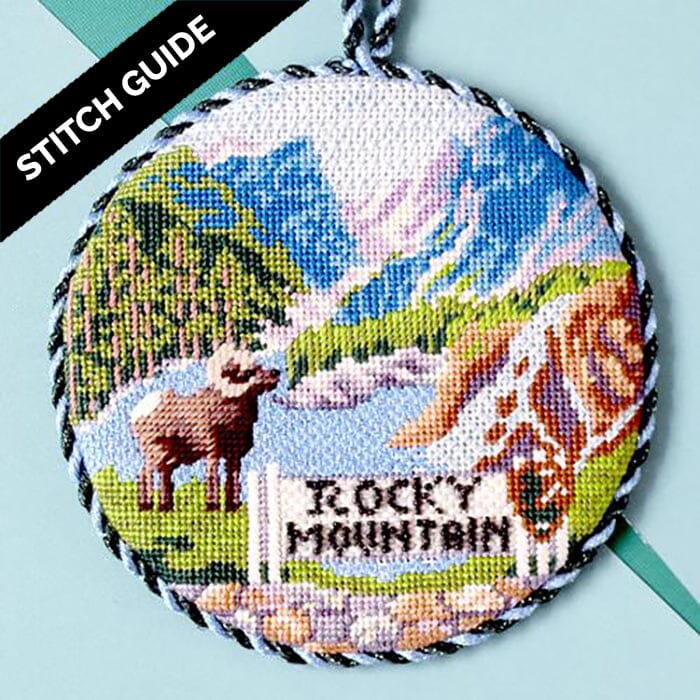 Stitch Guide   Explore America   Rocky Mountain Stitch Guides/Charts Needlepoint.Com
