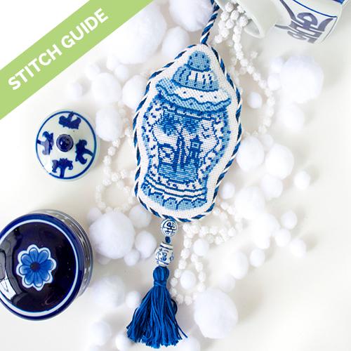 Stitch Guide Ginger Jar Stitch Guides/Charts Needlepoint.Com