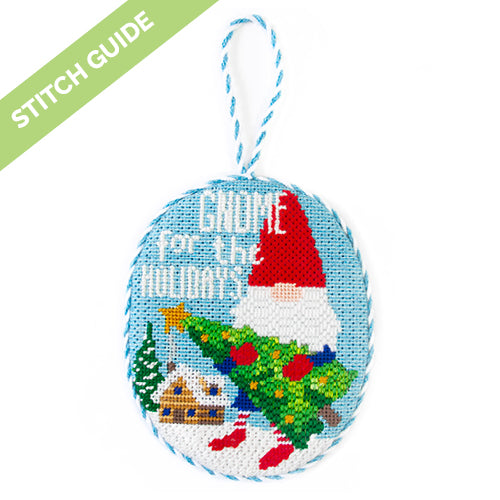 Stitch Guide Gnome for the Holidays Stitch Guides/Charts Needlepoint.Com
