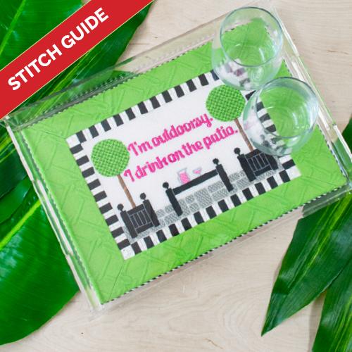 Stitch Guide I'm Outdoorsy Stitch Guides/Charts Needlepoint.Com