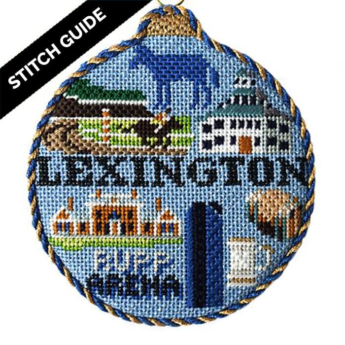 Stitch Guide Lexington Travel Round Stitch Guides/Charts Needlepoint.Com