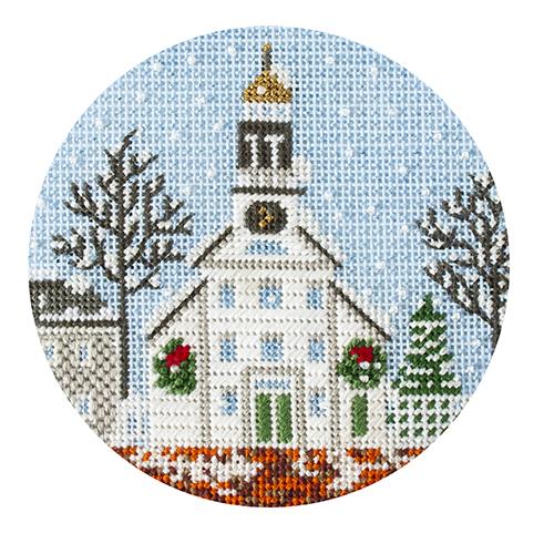 Stitch Guide Little White Church Stitch Guides/Charts Needlepoint.Com