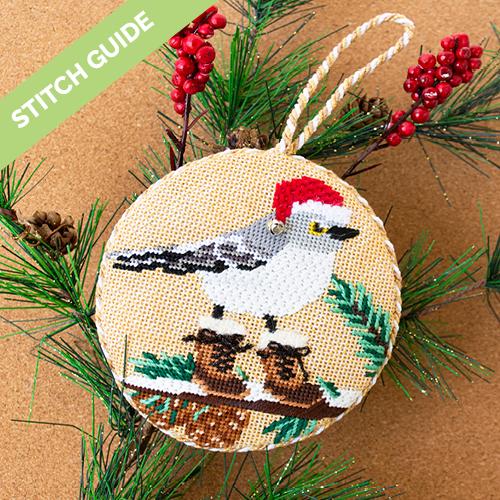Stitch Guide Mockingbird in Boots Stitch Guides/Charts Needlepoint.Com