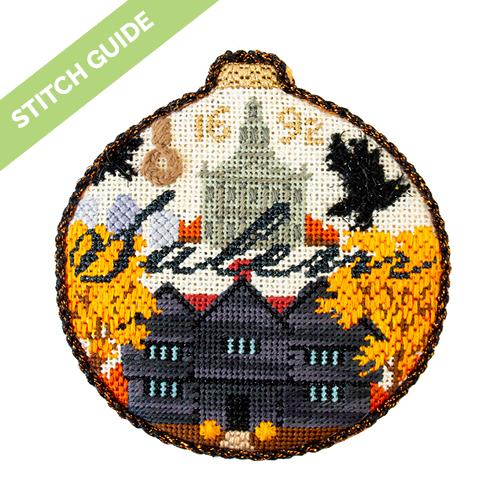 Stitch Guide   Salem Travel Round Stitch Guides/Charts Needlepoint.Com