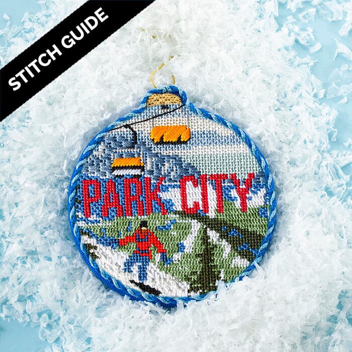 Stitch Guide Ski Resorts Park City Stitch Guides/Charts Needlepoint.Com