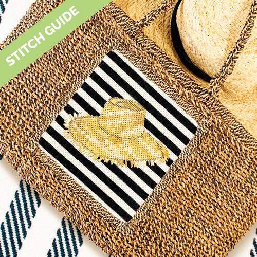 Stitch Guide Straw Hat Stitch Guides/Charts Needlepoint.Com