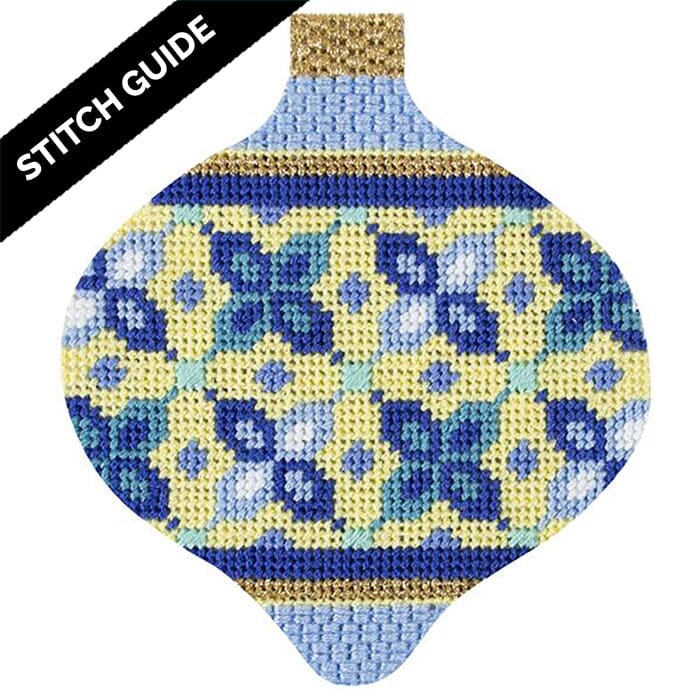 Stitch Guide - Tuscan Bauble - Pisa Stitch Guides/Charts Needlepoint.Com