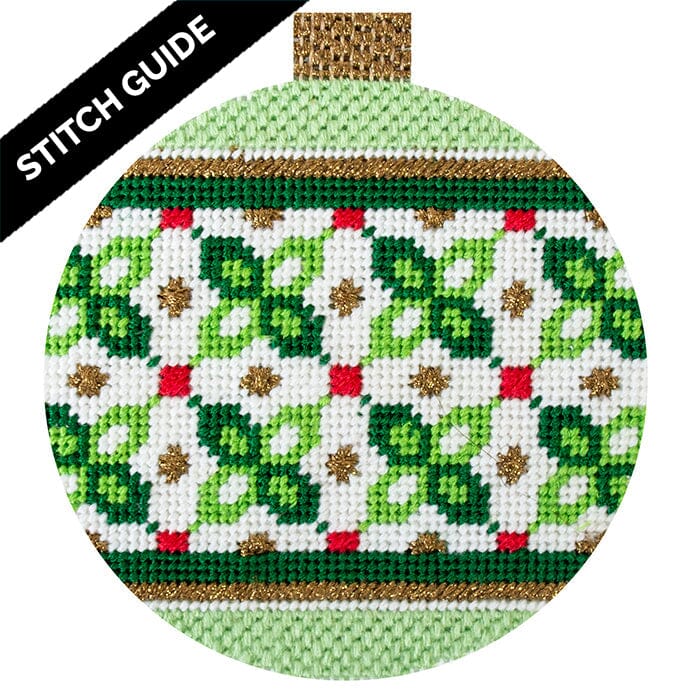 Stitch Guide - Verona Bauble - Bergamo Stitch Guides/Charts Needlepoint.Com