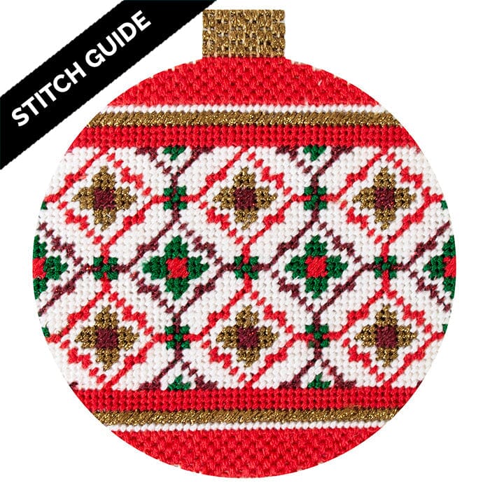 Stitch Guide - Verona Bauble - Milano Stitch Guides/Charts Needlepoint.Com
