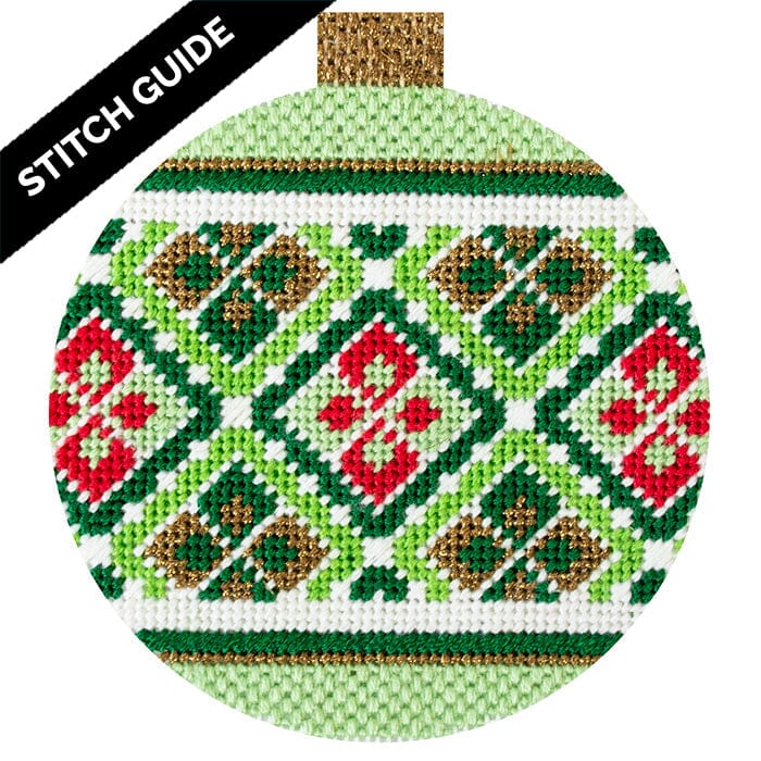 Stitch Guide - Verona Bauble - San Giovanni Stitch Guides/Charts Needlepoint.Com