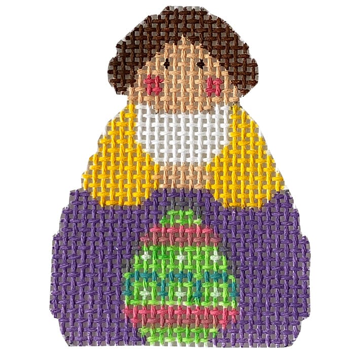 Stitch Its Easter Angel Painted Canvas KCN Designers - 1