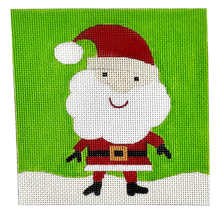 Stocking Stuffer Square Painted Canvas Walker's Needlepoint - 1