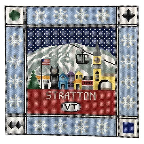 Stratton Square Painted Canvas Doolittle Stitchery
