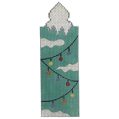 String of Lights Candle Painted Canvas Alice Peterson Company - 1