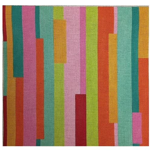 Stripes Painted Canvas A Stitch in Time - 1