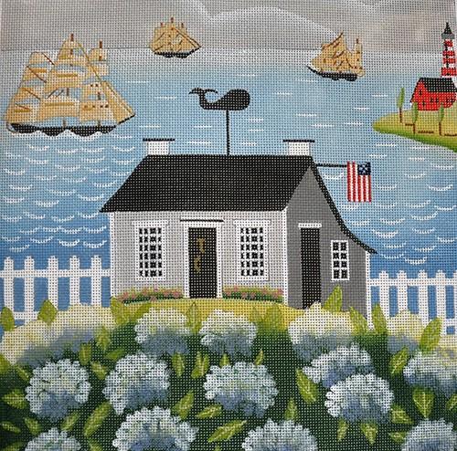 Summer at the Shore Painted Canvas Ewe & Eye - 1