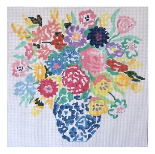 Summer Bouquet #8 Painted Canvas Jean Smith - 1