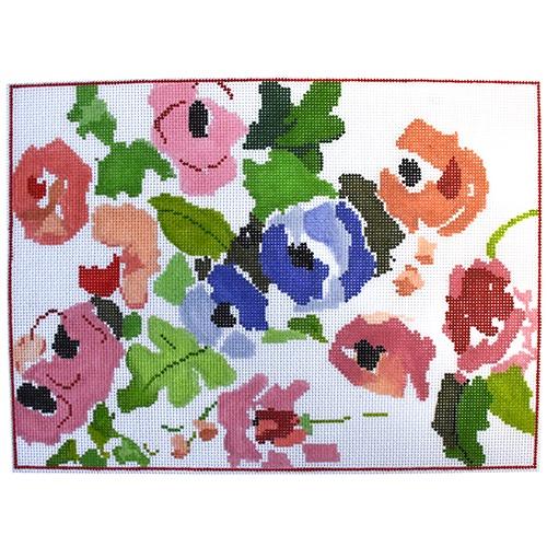 Summer House Painted Canvas The Plum Stitchery - 1