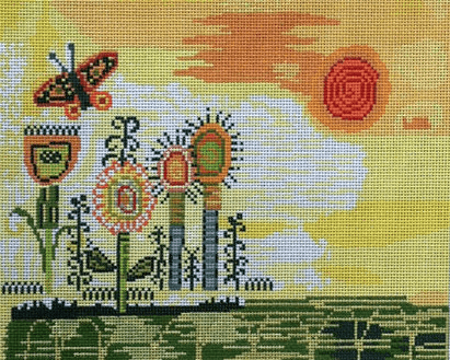 Summer Solstice Painted Canvas Birds of a Feather