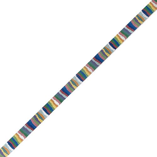 Summer Waves Striped Belt Painted Canvas Susan Roberts Needlepoint Designs Inc. - 1