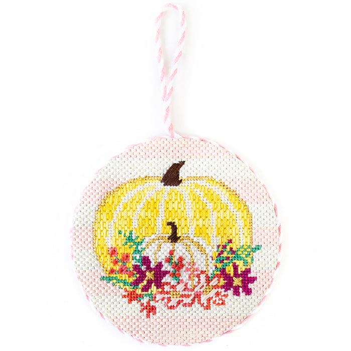 Sunday Stitch Along Pumpkin on Stripes Kit Kits Alice Peterson Company - 2
