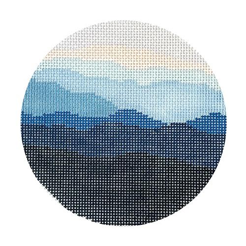 Sunset Ridge Painted Canvas Blue Ridge Stitchery - 1