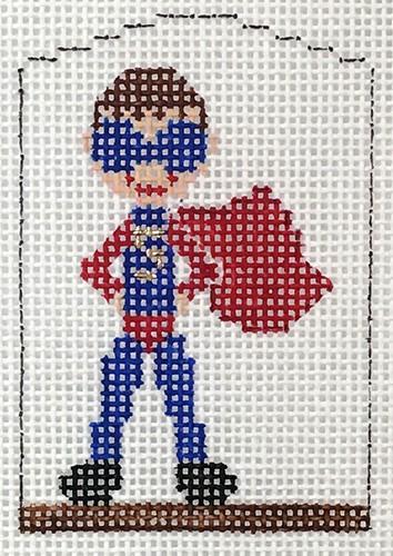 Superhero Painted Canvas The Princess & Me