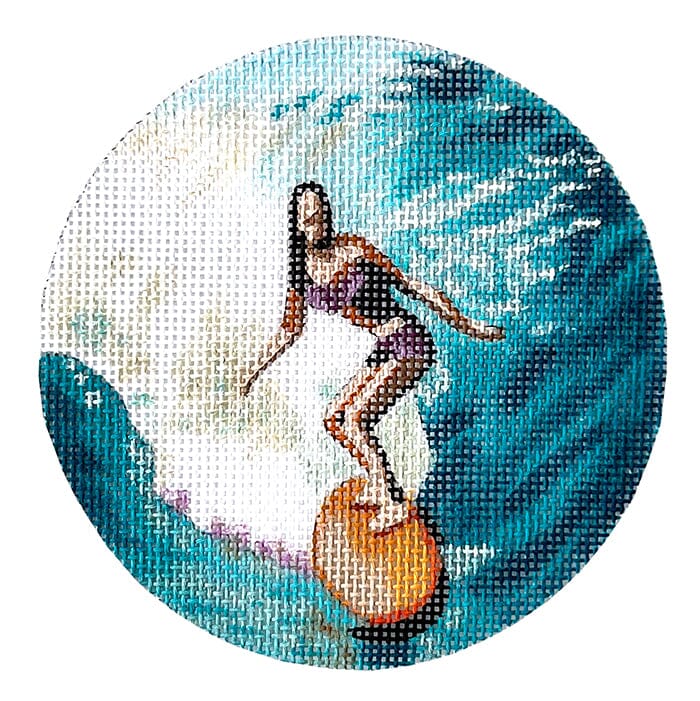 Surfer Girl Painted Canvas Colors of Praise - 1
