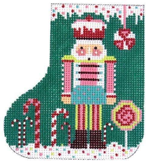 Sweetest Nutcracker Mini Skate Painted Canvas Shelly Tribbey - 1