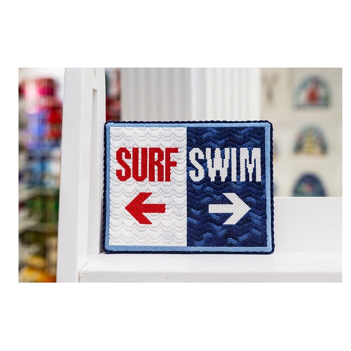 Swim Surf on 18 Kit Kits Needlepoint To Go