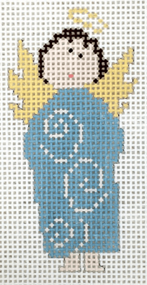 Swirl Angel Painted Canvas Pippin - 1