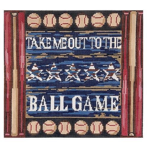 Take Me Out to the Ballgame Painted Canvas Birds of a Feather - 1