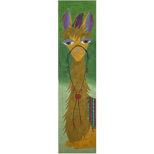 Tall & Long - Llama on 13 Painted Canvas Zecca