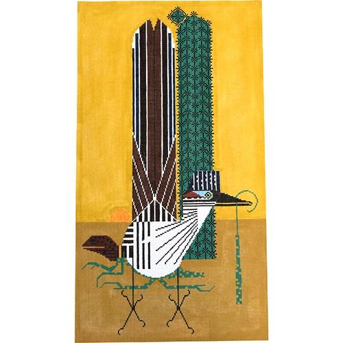 Tall Tail Painted Canvas Charley Harper - 1