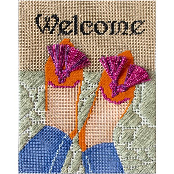 Tassel Shoes Kit Kits Kate Dickerson Needlepoint Collections